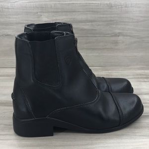 Ariat Paddock equestrian front zip boots size 3Y